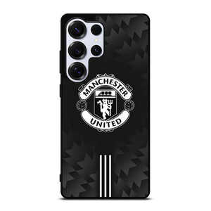 MANCHESTER UNITED BLACK LOGO Samsung Galaxy S25 Ultra Case Cover