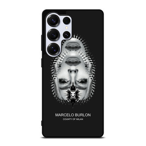 MARCELO BURLON MILAN UPSIDE DOWN FACE Samsung Galaxy S25 Ultra Case Cover