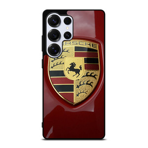 PORSCHE LOGO EMBLEM RED Samsung Galaxy S25 Ultra Case Cover