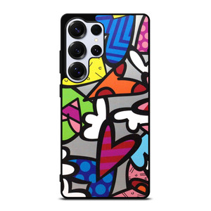 ROMERO BRITTO ABSTRACT LOVE Samsung Galaxy S25 Ultra Case Cover