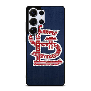 ST. LOUIS CARDINALS BASEBALL WOODEN LOGO Samsung Galaxy S25 Ultra Case Cover