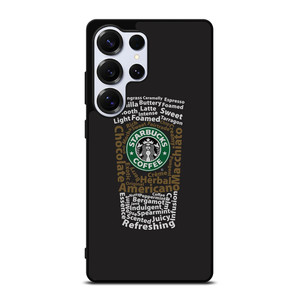 STARBUCKS COFFEE ART TYPOGRAPHY Samsung Galaxy S25 Ultra Case Cover
