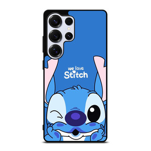WE LOVE STITCH AND LILO CARTOON Samsung Galaxy S25 Ultra Case Cover