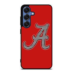 ALABAMA CRIMSON TIDE HOUNDSTOOTH ICON Samsung Galaxy S25 Case Cover