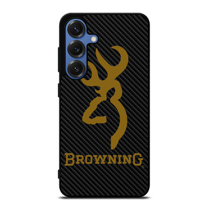 BROWNING LOGO CARBON Samsung Galaxy S25 Case Cover