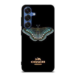 COACH NEW YORK DIAMOND BUTTERFLY Samsung Galaxy S25 Case Cover