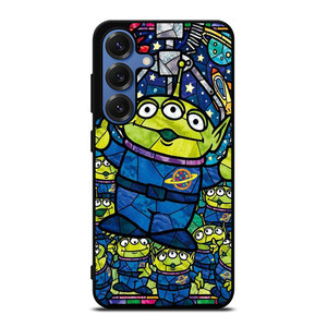 DISNEY TOY STORY ALIEN ART GLASS Samsung Galaxy S25 Case Cover