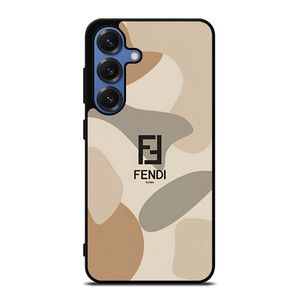 FENDI ROMA LOGO CAMO Samsung Galaxy S25 Case Cover