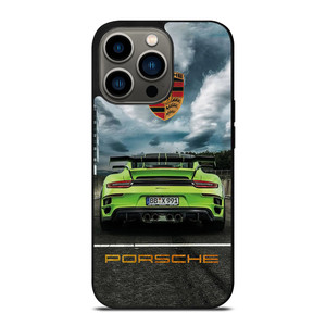 PORSCHE LOGO GREEN CAR iPhone 13 Pro Case Cover