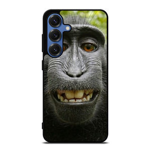 FUNNY MACACA NIGRA MONKEY SELFIE Samsung Galaxy S25 Case Cover