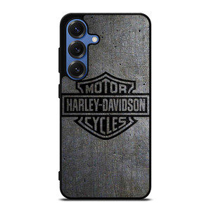 HARLEY DAVIDSON MOTORCYCLES COMPANY LOGO METAL Samsung Galaxy S25 Case Cover