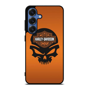 HARLEY DAVIDSON MOTORCYCLES COMPANY LOGO SKULL Samsung Galaxy S25 Case Cover