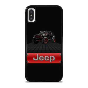 JEEP WRANGLER BLACK LOGO iPhone X / XS Case Cover
