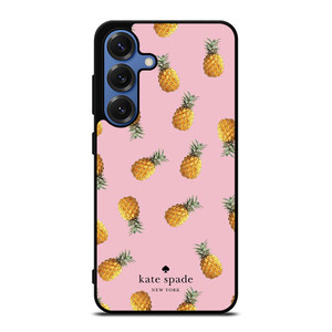 KATE SPADE NEW YORK LOGO PINEAPPLES Samsung Galaxy S25 Case Cover