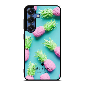 KATE SPADE NEW YORK LOGO SUMMER PINEAPPLE ICON Samsung Galaxy S25 Case Cover