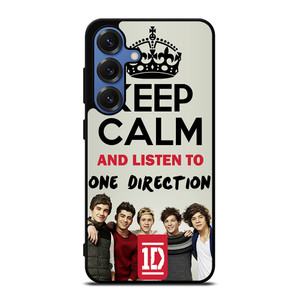KEEP CALM AND LISTEN TO ONE DIRECTION Samsung Galaxy S25 Case Cover