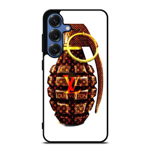 LOUIS VUITTON LV LOGO GOLDEN GRENADE Samsung Galaxy S25 Case Cover