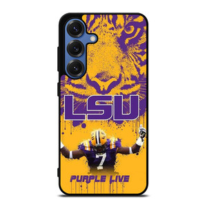 LSU TIGERS LOUISIANA STATE UNIVERSITY PURPLE LIVE Samsung Galaxy S25 Case Cover