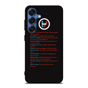 LYRICS OF TWENTY ONE PILOTS Samsung Galaxy S25 Case Cover