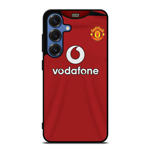 MANCHESTER UNITED FC CLASSIC JERSEY VODAFONE Samsung Galaxy S25 Case Cover