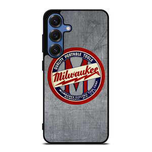 MILWAUKEE PORTABLE TOOL LOGO METAL ICON Samsung Galaxy S25 Case Cover