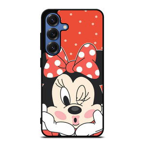 MINNIE MOUSE RED POLKADOT Samsung Galaxy S25 Case Cover