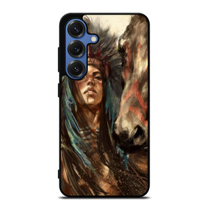 NATIVE AMERICAN PEOPLE ART Samsung Galaxy S25 Case Cover