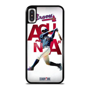 RONALD ACUNA JR ATLANTA BRAVES BASEBALL iPhone X / XS Case Cover
