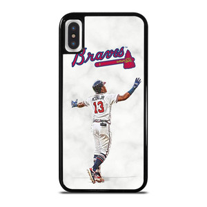 RONALD ACUNA JR MARBLE ATLANTA BRAVES iPhone X / XS Case Cover