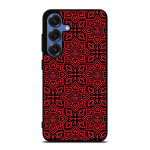 OBEY RED LOGO PATTERN Samsung Galaxy S25 Case Cover