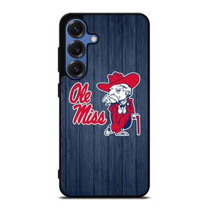 OLE MISS WOODEN LOGO Samsung Galaxy S25 Case Cover