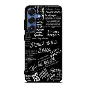 PANIC AT THE DISCO LYRIC Samsung Galaxy S25 Case Cover