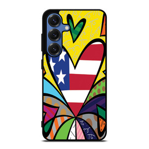 ROMERO BRITTO LOVE NEW 2 Samsung Galaxy S25 Case Cover
