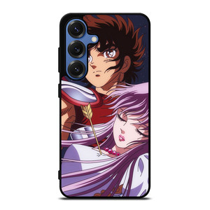 SAINT SEIYA PEGASUSAND PRINCESS ATHENA Samsung Galaxy S25 Case Cover
