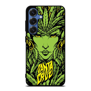 SANTA CRUZ SKATEBOARD LADY LEAFS Samsung Galaxy S25 Case Cover