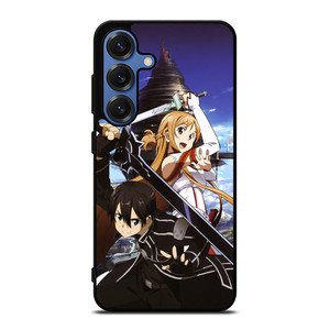 SAO SWORD ART ONLINE KIRITO AND ASUNA Samsung Galaxy S25 Case Cover