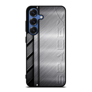 SPACE X LOGO METAL PLATE Samsung Galaxy S25 Case Cover