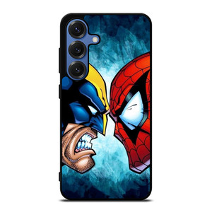 SPIDERMAN VS WOLVERINE MARVEL COMICS Samsung Galaxy S25 Case Cover