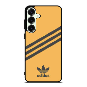 ADIDAS ORIGINALS STRIPES ORANGE BLACK Samsung Galaxy S25 Plus Case Cover