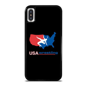 LOGO USA WRESTLING iPhone X / XS Case Cover LOGO USA WRESTLING iPhone X / XS Case Cover