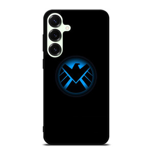 AGENTS OF SHIELD MARVEL LOGO BLUE Samsung Galaxy S25 Plus Case Cover
