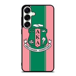AKA PINK AND GREEN LOGO Samsung Galaxy S25 Plus Case Cover