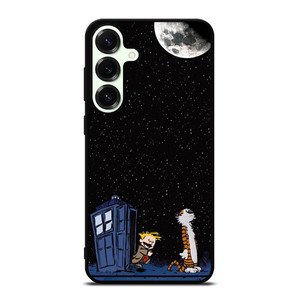 CALVIN AND HOBES TARDIS BOX Samsung Galaxy S25 Plus Case Cover