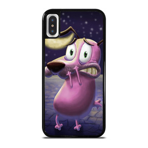 COURAGE THE COWARDLY DOG ART 2 iPhone X / XS Case Cover COURAGE THE COWARDLY DOG ART 2 iPhone X / XS Case Cover