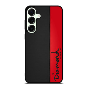 DIAMOND SUPPLY CO RED LEATHER Samsung Galaxy S25 Plus Case Cover