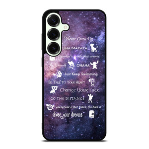 DISNEY LESSONS LEARNED MASH UP NEBULA Samsung Galaxy S25 Plus Case Cover