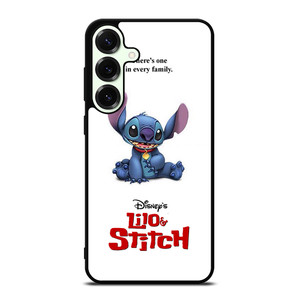 DISNEY LILO AND STITCH WHITE Samsung Galaxy S25 Plus Case Cover
