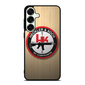 HECKLER AND KOCH WOODEN LOGO Samsung Galaxy S25 Plus Case Cover
