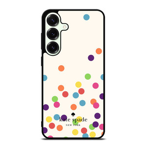 KATE SPADE NEW YORK LOGO COLORFUL POLKADOTS ICON Samsung Galaxy S25 Plus Case Cover