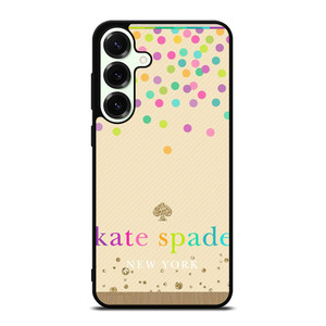 KATE SPADE NEW YORK LOGO COLORFUL POLKADOTS Samsung Galaxy S25 Plus Case Cover